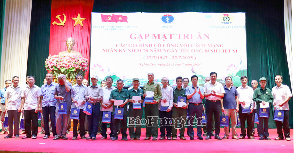 Công đoàn Y tế Việt Nam tri ân thương binh, bệnh binh, người có công với cách mạng