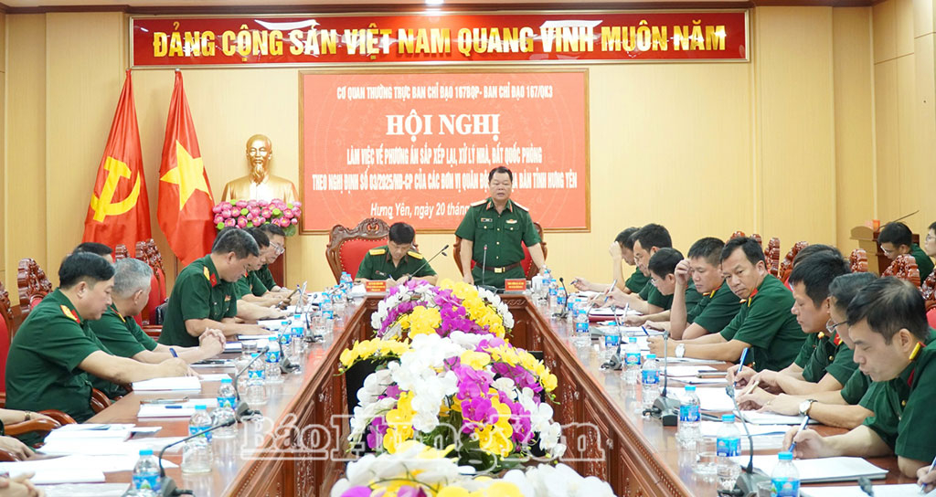 Kiểm tra phương án sắp xếp, xử lý nhà, đất quốc phòng