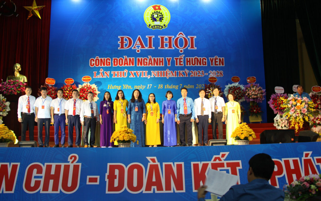 Đại hội Công đoàn ngành Y tế Hưng Yên lần thứ XVII, nhiệm kỳ 2023 - 2028