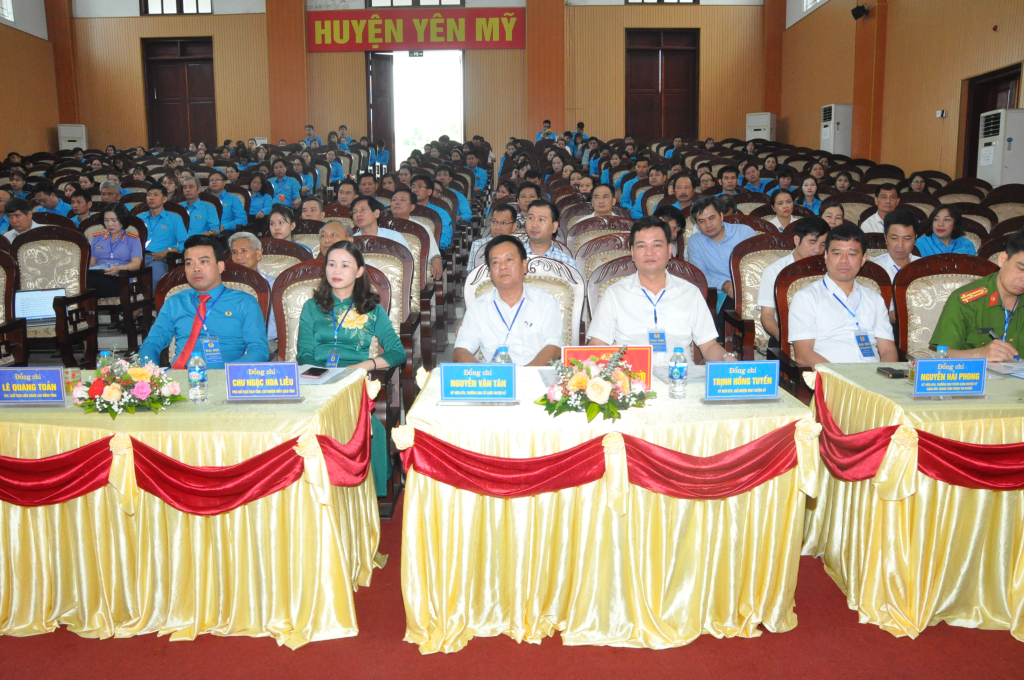 Đại hội Công đoàn huyện Yên Mỹ lần thứ XII, nhiệm kỳ 2023 – 2028