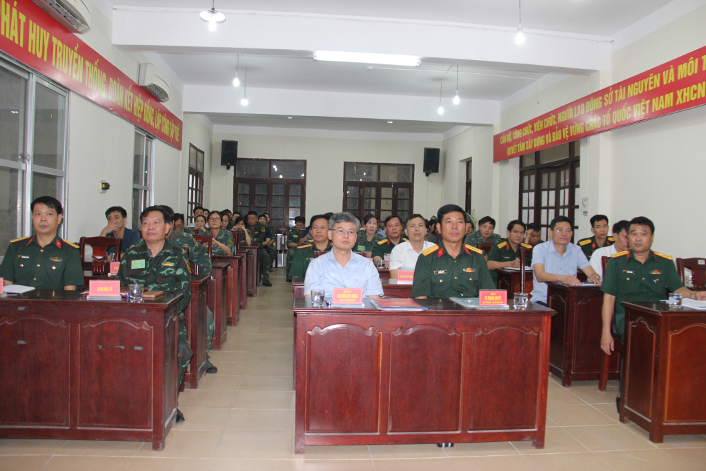 Sở Tài nguyên và Môi trường: Bế mạc diễn tập quốc phòng - an ninh năm 2023