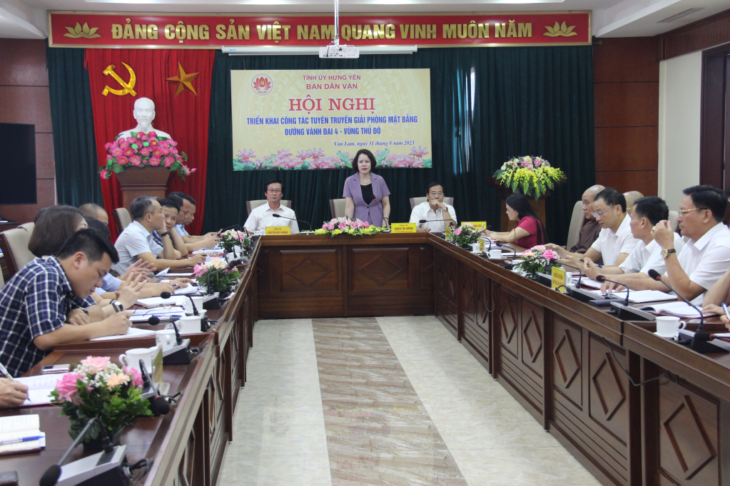 Triển khai công tác tuyên truyền giải phóng mặt bằng đường Vành đai 4 – Vùng Thủ đô Hà Nội