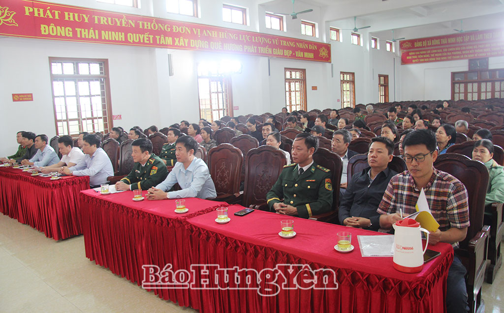 Ngày Biên phòng toàn dân ở xã Đông Thái Ninh