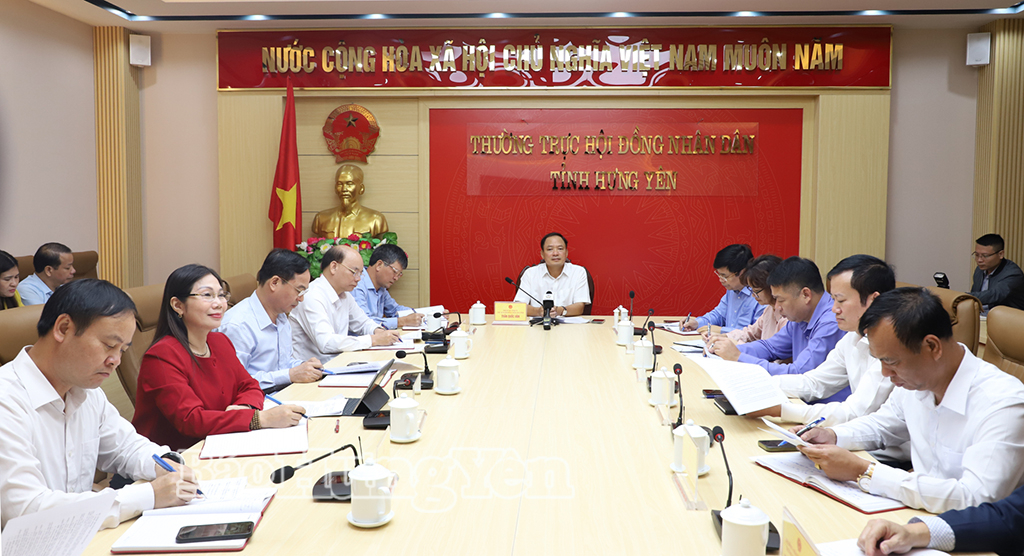 Thống nhất về kỳ họp thường lệ cuối năm 2025  của HĐND tỉnh khóa XVII