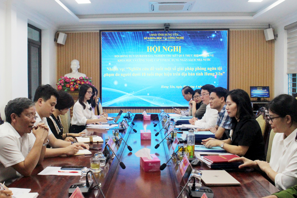 Nghiệm thu đề tài khoa học và công nghệ cấp tỉnh