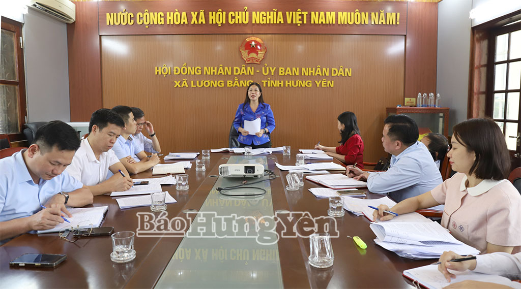 Ban Pháp chế HĐND tỉnh: Khảo sát việc bố trí biên chế cán bộ, công chức, viên chức, lao động hợp đồng tại xã Lương Bằng
