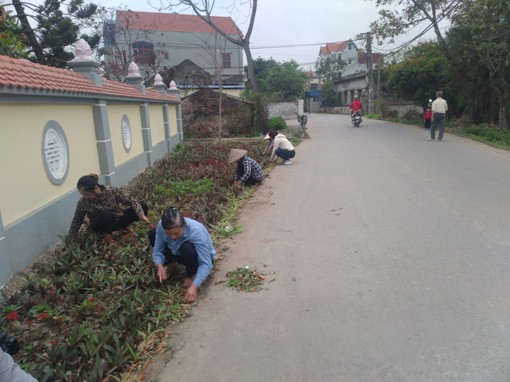 Giữ gìn vệ sinh môi trường trong xây dựng nông thôn mới kiểu mẫu