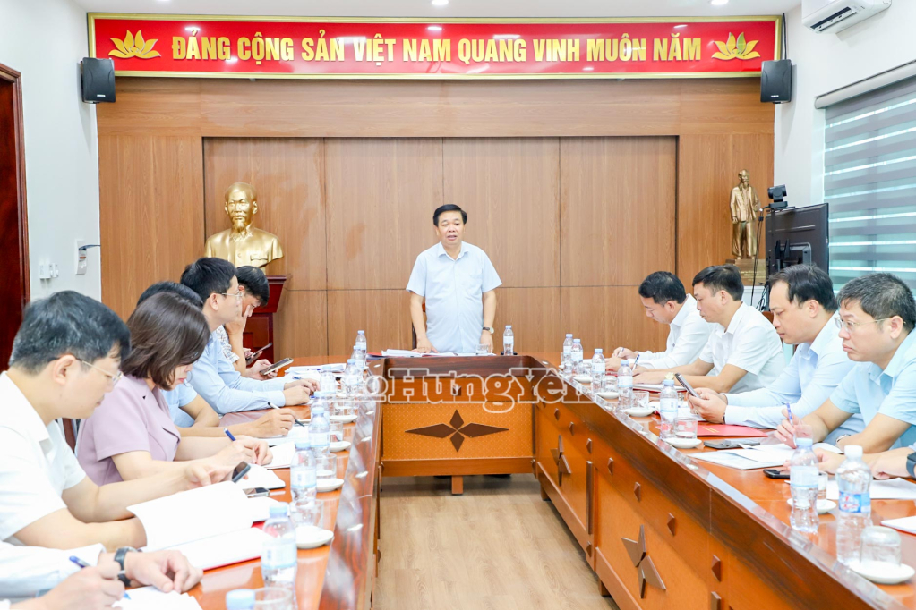 Đồng chí Phó Chủ tịch Thường trực UBND tỉnh Nguyễn Quang Hưng kiểm tra, đôn đốc giải ngân vốn đầu tư công và vận hành chính quyền địa phương 2 cấp