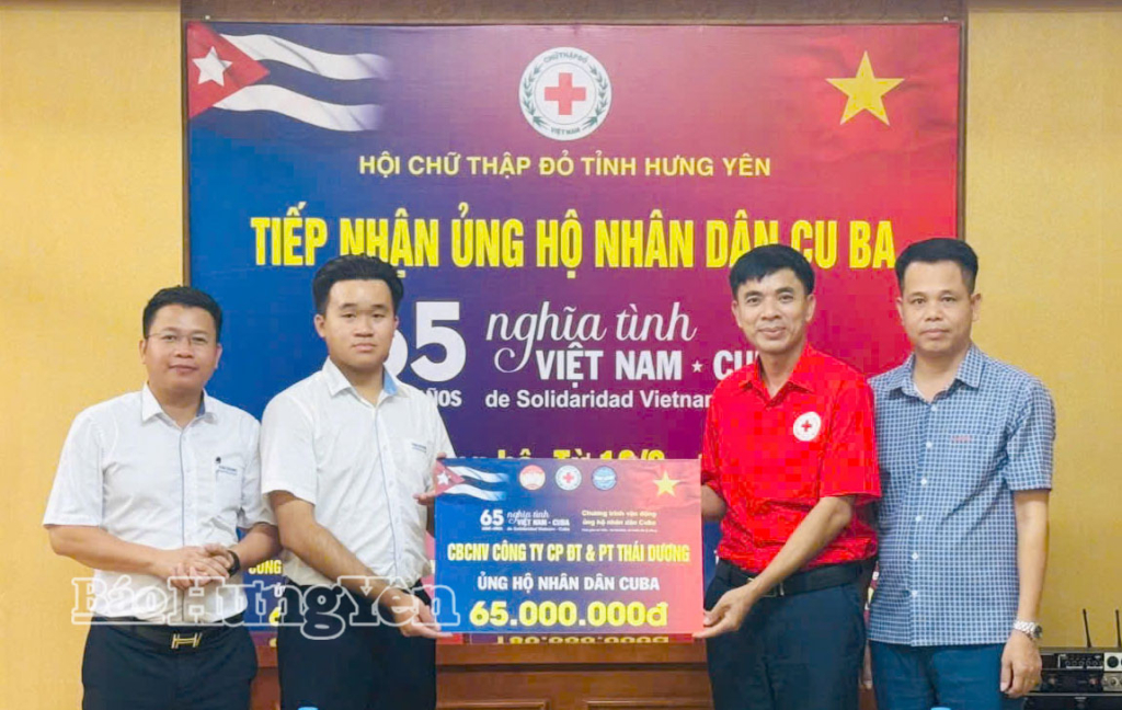 Hơn 5,3 tỷ đồng ủng hộ Chương trình “65 năm nghĩa tình Việt Nam - Cuba”