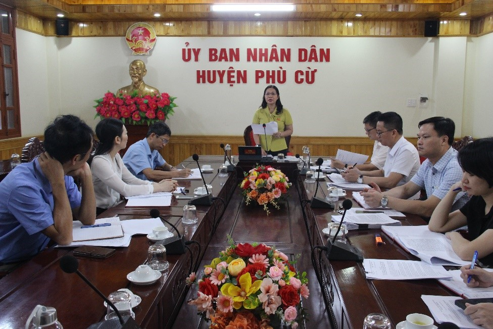 Giám sát việc thực hiện chính sách phát triển giáo dục nghề nghiệp và giải quyết việc làm trên địa bàn huyện Phù Cừ