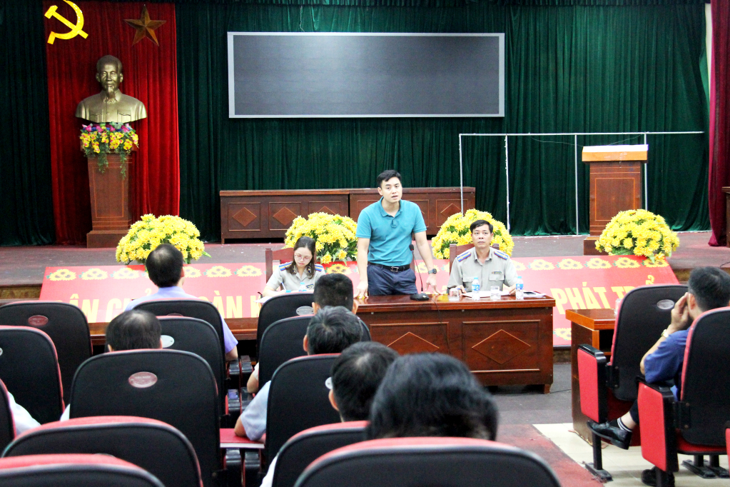 Triển khai kế hoạch cưỡng chế thi hành án tại xã Trung Nghĩa