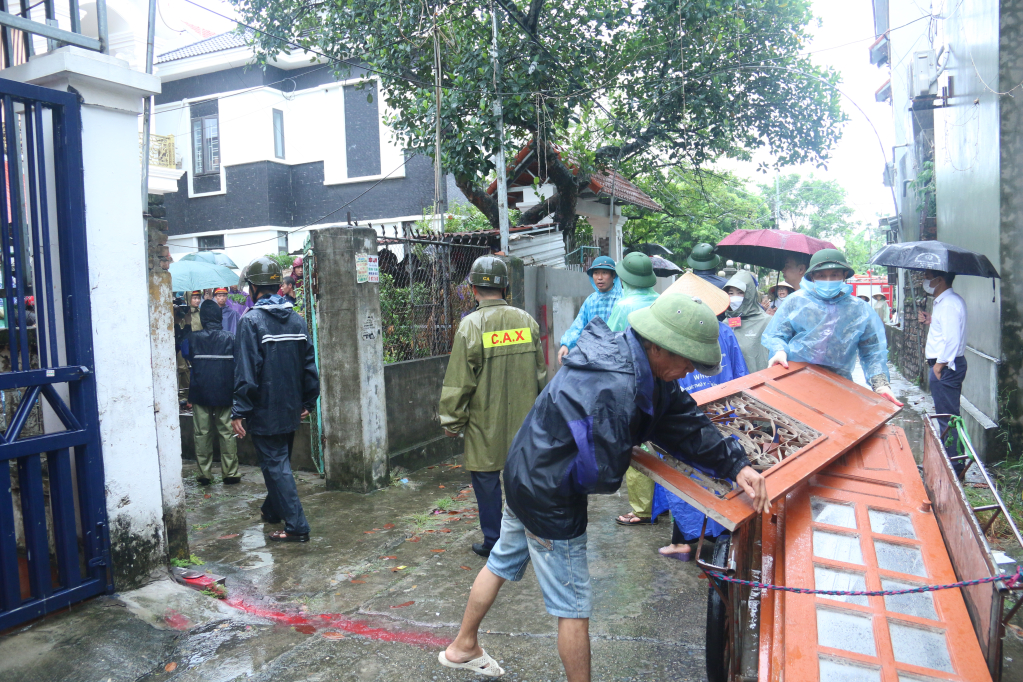 Cưỡng chế thi hành án tại xã Quang Vinh