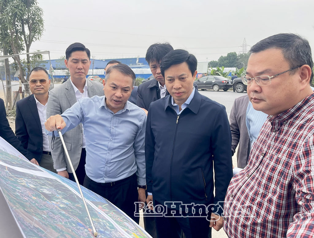 Phó Chủ tịch UBND tỉnh Lại Văn Hoàn kiểm tra tiến độ một số dự án giao thông trọng điểm