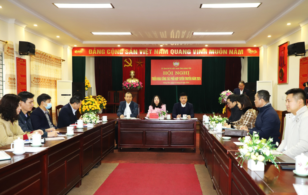 Ban Thường trực Ủy ban MTTQ Việt Nam tỉnh: Triển khai công tác phối hợp tuyên truyền năm 2024