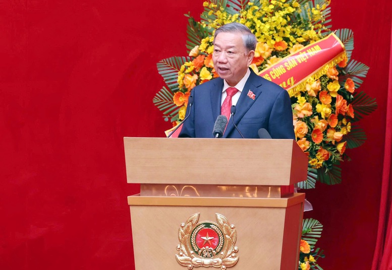 Tổng Bí thư Tô Lâm: Công an nhân dân nỗ lực bứt phá lập nên những kỳ tích mới vì Đảng, vì nước, vì dân