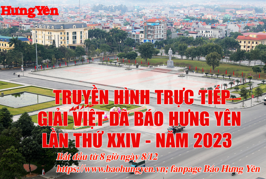 Ngày 8/12 diễn ra Giải Việt dã truyền thống Báo Hưng Yên lần thứ XXIV năm 2023