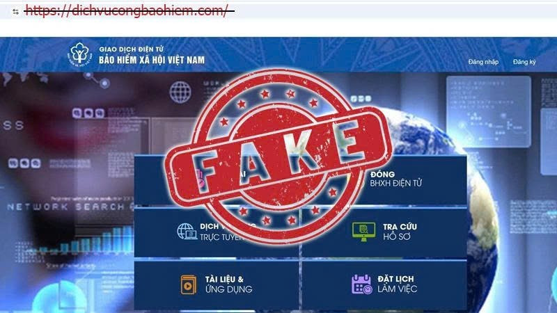 Cảnh giác với website giả mạo dịch vụ công