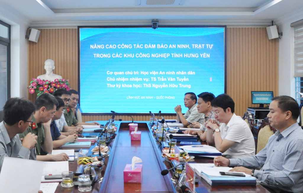 Nghiệm thu nhiệm vụ khoa học và công nghệ