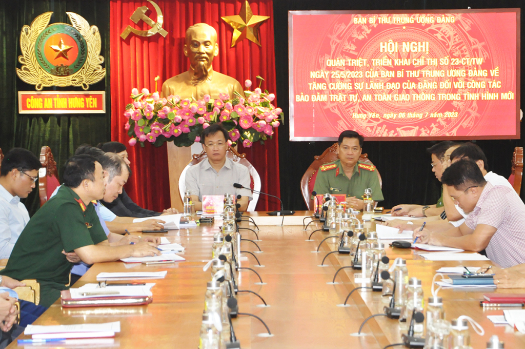 Quán triệt, triển khai Chỉ thị số 23-CT/TW của Ban Bí thư Trung ương Đảng về bảo đảm trật tự, an toàn giao thông