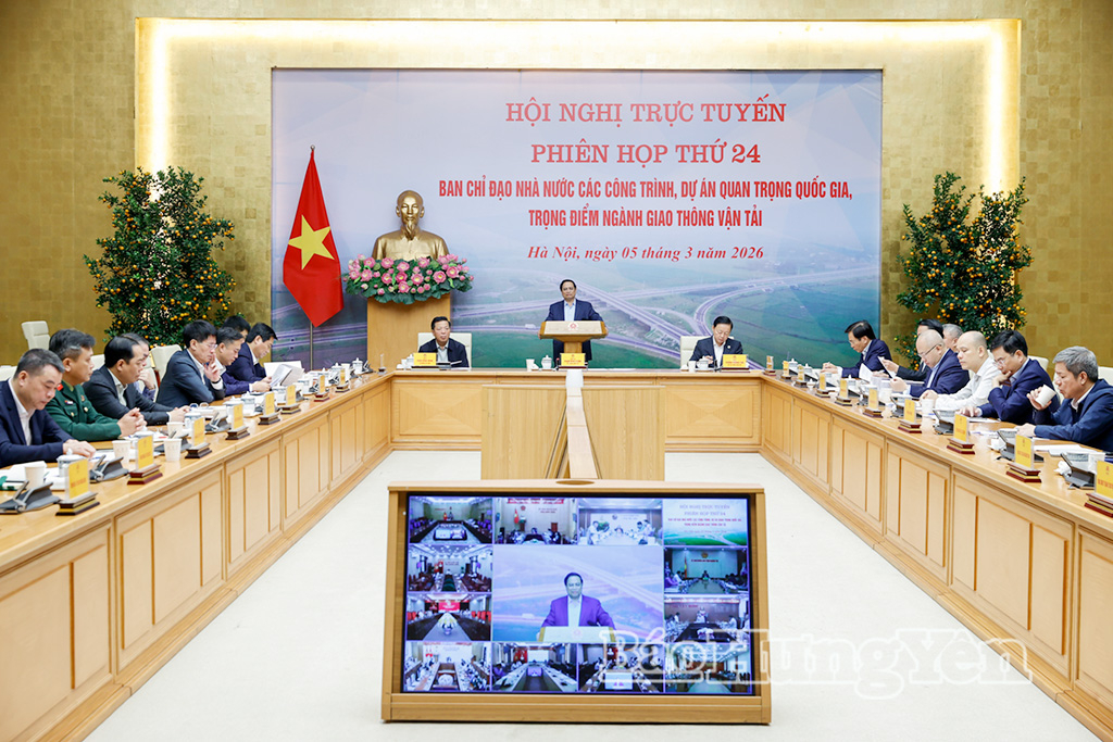 Phiên họp thứ 24 Ban Chỉ đạo Nhà nước các công trình, dự án quan trọng quốc gia, trọng điểm ngành giao thông vận tải