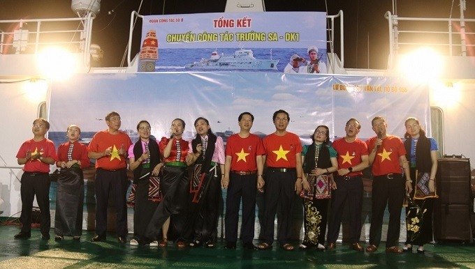 Lắng đọng những tình cảm tốt đẹp về Trường Sa, Nhà giàn DK1