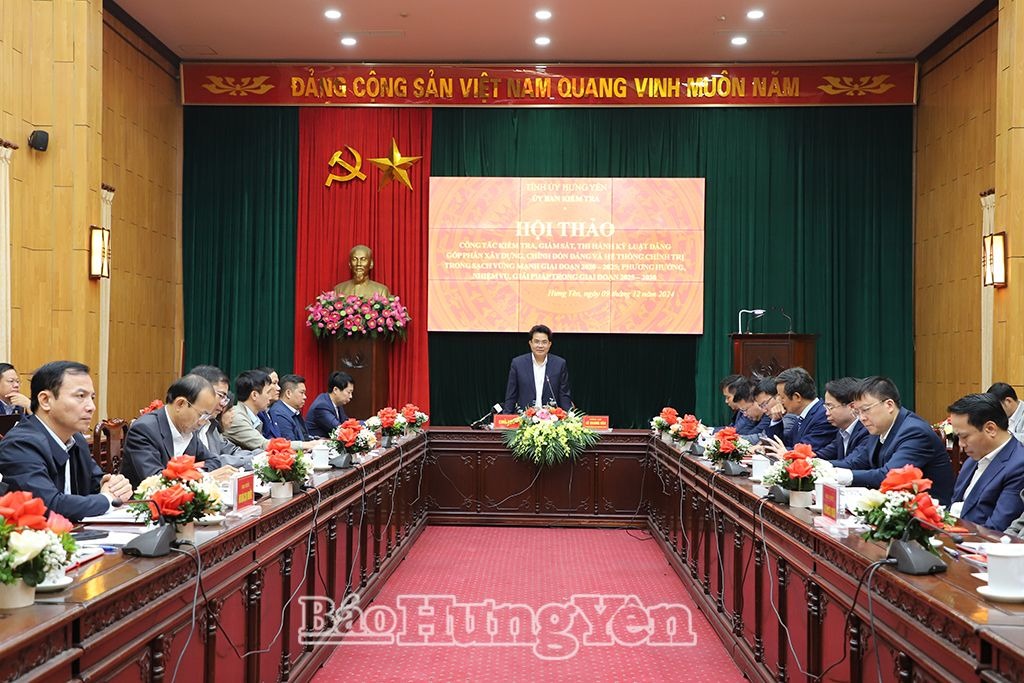 Hội thảo công tác kiểm tra, giám sát, thi hành kỷ luật Đảng