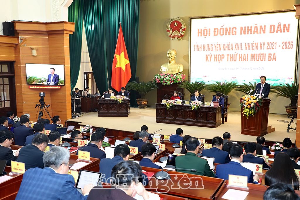 Khai mạc kỳ họp thứ 23, HĐND tỉnh khóa XVII