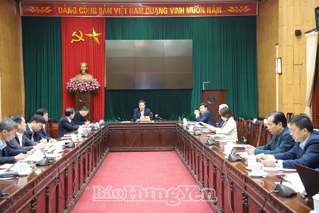 Họp Ban Chỉ đạo các dự án trọng điểm tỉnh