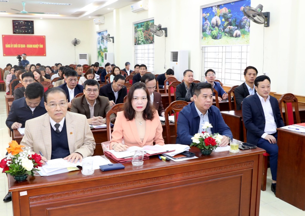 Đảng ủy Khối Cơ quan – Doanh nghiệp tỉnh: Tổng kết công tác kiểm tra, giám sát và thi hành kỷ luật Đảng năm 2024