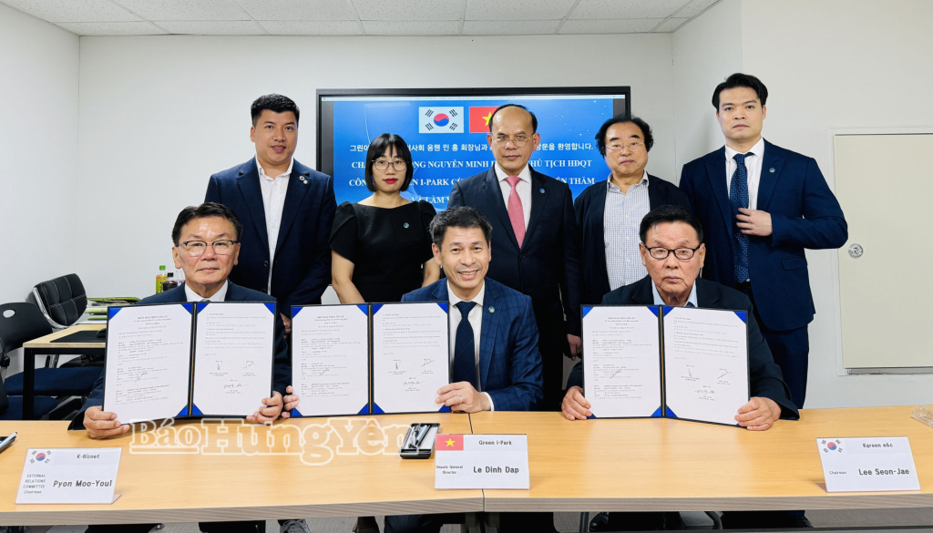 Green i-Park mở rộng hợp tác tại Hàn Quốc, tạo động lực thu hút đầu tư vào tỉnh Hưng Yên