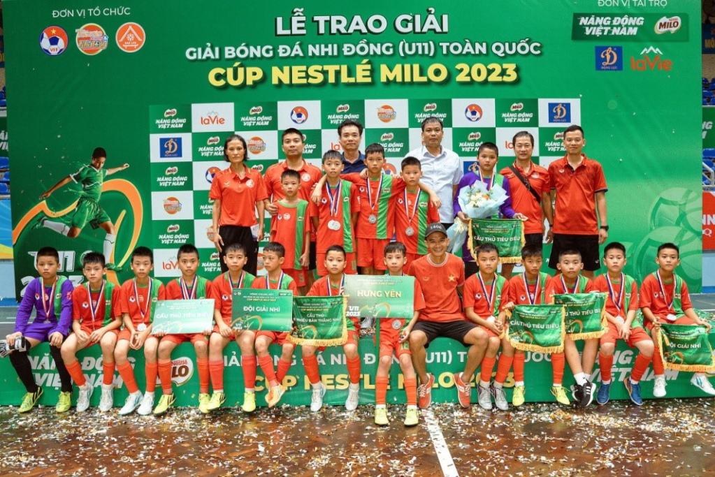 Ấn tượng đội bóng đá nhi đồng U11 tỉnh Hưng Yên