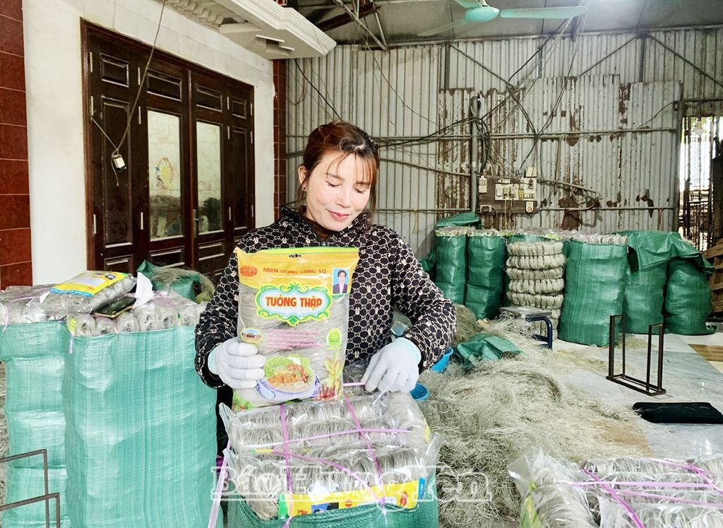 Thu lãi 500 triệu đồng mỗi năm từ nghề sản xuất miến dong