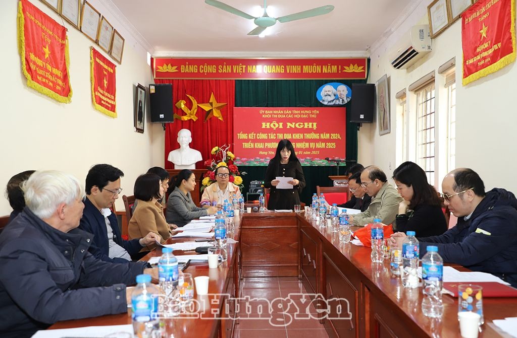 Khối Thi đua các Hội đặc thù tỉnh: Triển khai phương hướng, nhiệm vụ năm 2025 