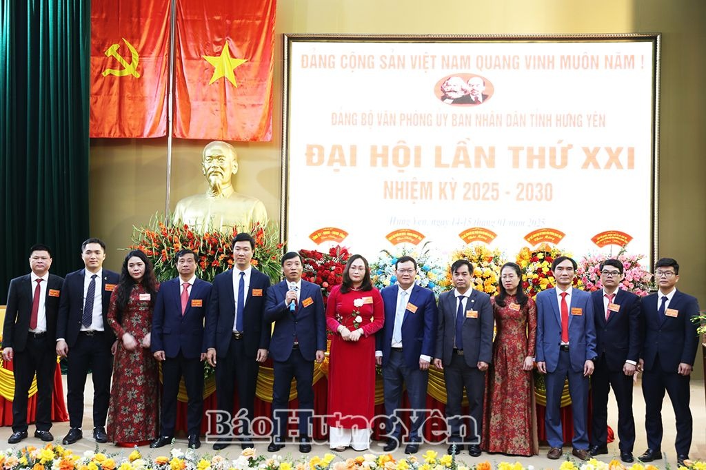 Đại hội Đảng bộ Văn phòng UBND tỉnh lần thứ XXI, nhiệm kỳ 2025 - 2030