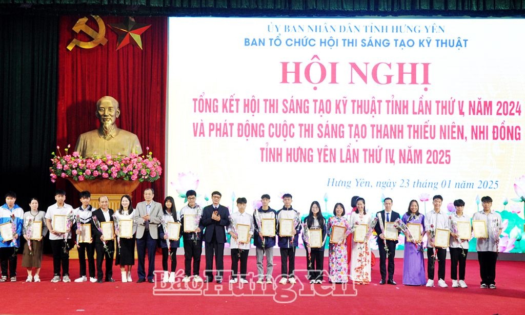 Tổng kết và trao giải Hội thi sáng tạo kỹ thuật tỉnh lần thứ V, năm 2024