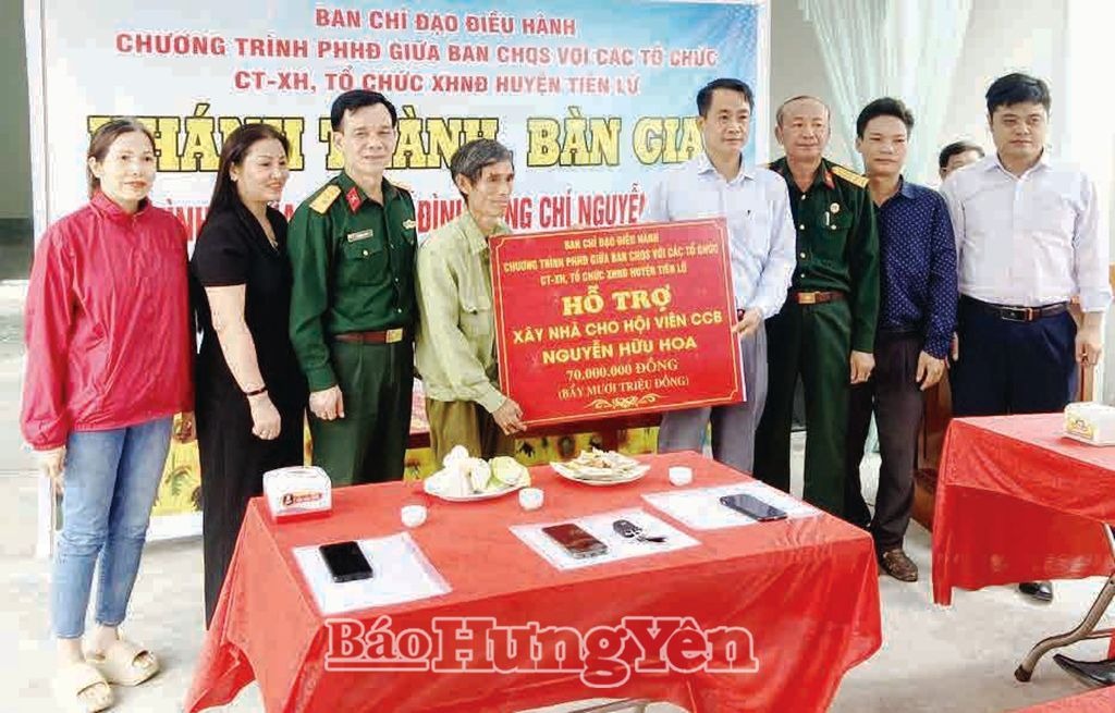 Cựu chiến binh góp sức xây dựng quê hương