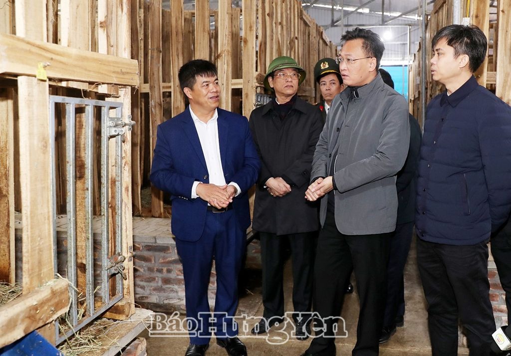 Bí thư Tỉnh ủy Nguyễn Hữu Nghĩa thăm, động viên, kiểm tra tình hình sản xuất nông nghiệp tại một số địa phương