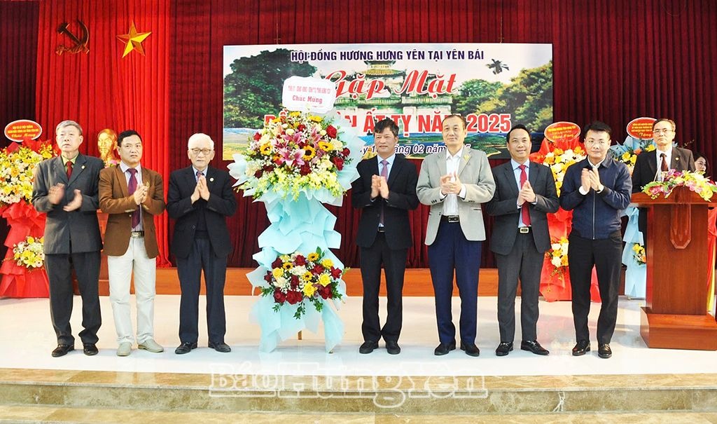 Hội đồng hương Hưng Yên tại tỉnh Yên Bái gặp mặt đầu Xuân 