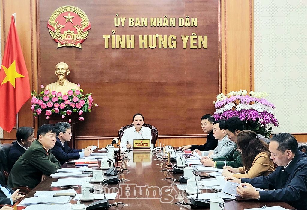 Họp Ban Thường vụ Đảng ủy UBND tỉnh và thành viên UBND tỉnh