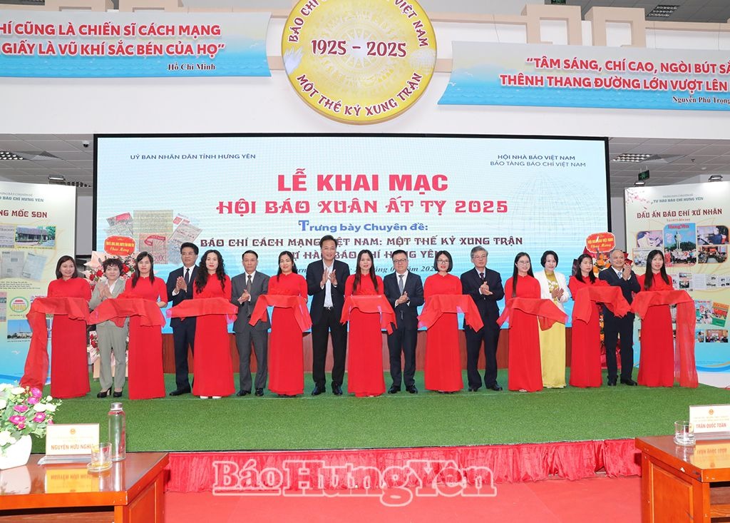 Lễ khai mạc Hội báo Xuân Ất Tỵ 2025 và trưng bày Chuyên đề “Báo chí cách mạng Việt Nam: Một thế kỷ xung trận – Tự hào báo chí Hưng Yên”