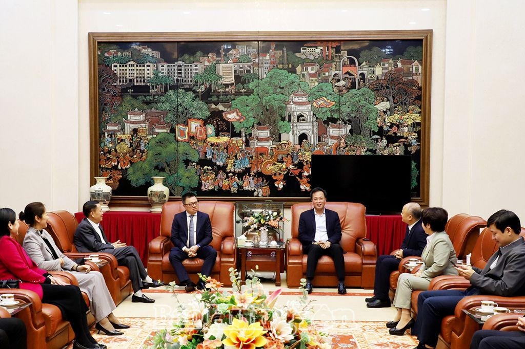 Bí thư Tỉnh ủy Nguyễn Hữu Nghĩa tiếp, làm việc với Tổng Biên tập Báo Nhân Dân, Chủ tịch Hội Nhà báo Việt Nam Lê Quốc Minh