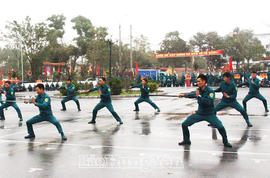 Phù Cừ: Lễ ra quân huấn luyện năm 2025