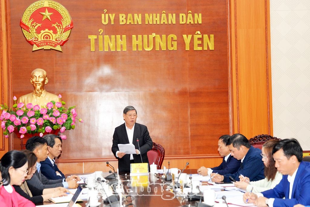 Đoàn kiểm tra của Bộ Chính trị, Ban Bí thư làm việc với Đảng ủy UBND tỉnh