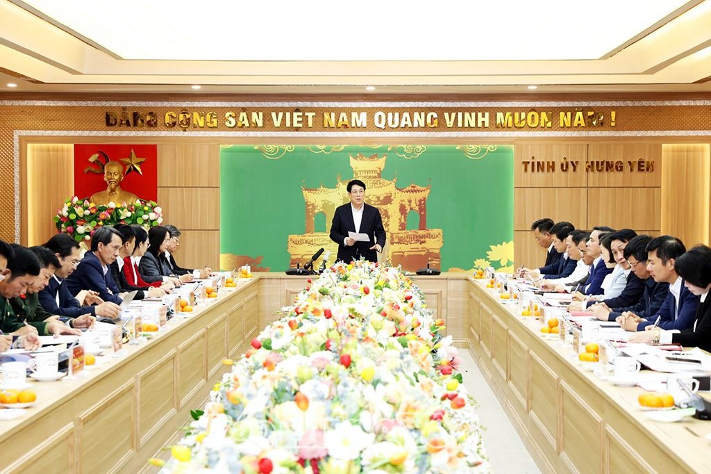 Đoàn kiểm tra số 1907 của Bộ Chính trị, Ban Bí thư thông qua dự thảo báo cáo kết quả kiểm tra đối với Ban Thường vụ Tỉnh ủy Hưng Yên