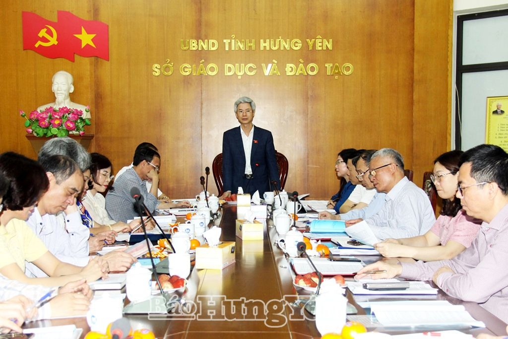 Đoàn đại biểu Quốc hội tỉnh giám sát chuyên đề tại Sở Giáo dục và Đào tạo