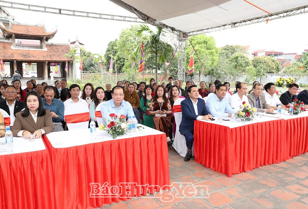 Khai mạc lễ hội truyền thống Đền thờ Quốc Tổ Lạc Long Quân năm 2025