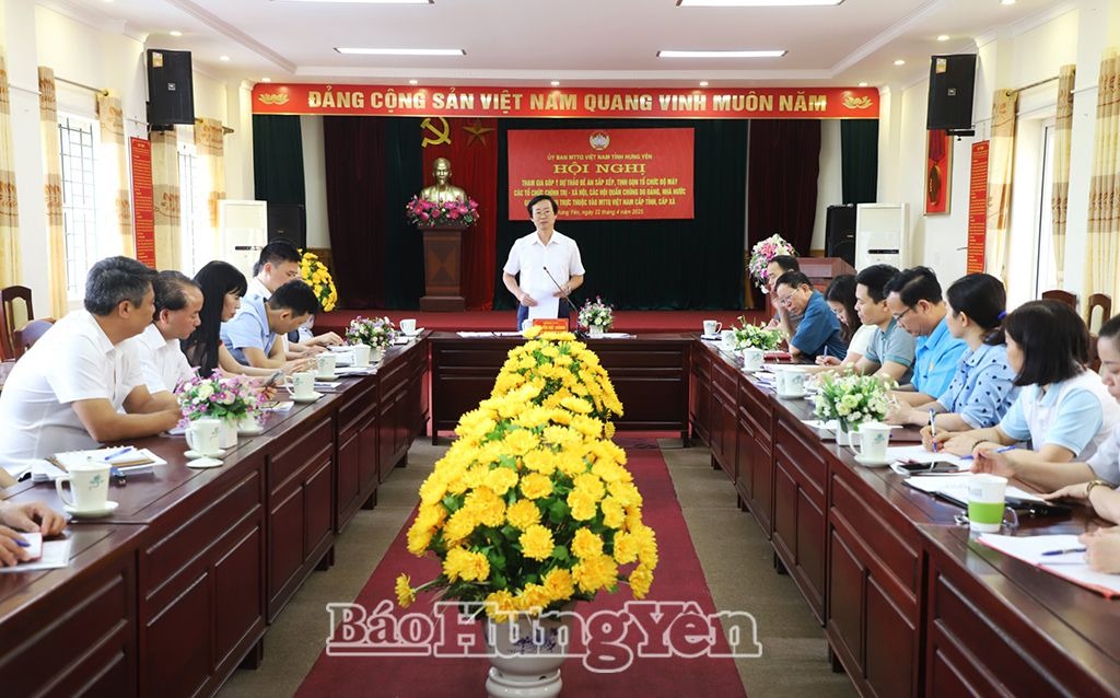 Góp ý dự thảo Đề án sắp xếp, tinh gọn tổ chức bộ máy các tổ chức chính trị - xã hội, các hội quần chúng vào trực thuộc MTTQ Việt Nam cấp tỉnh, cấp xã