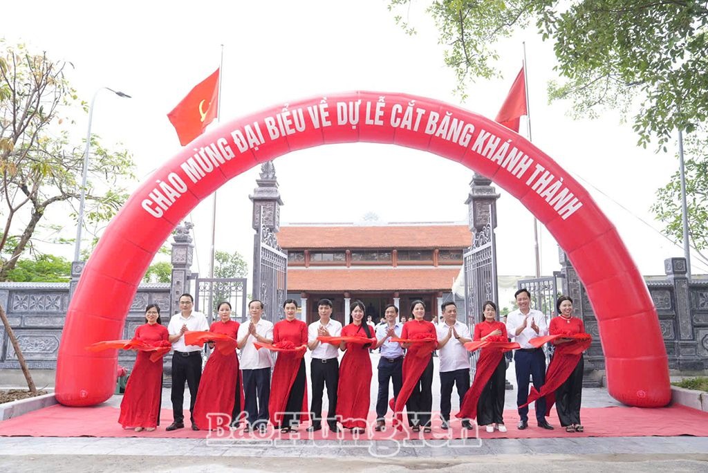 Khánh thành dự án cải tạo hạ tầng kỹ thuật Khu di tích lịch sử Cây đa Sài Thị