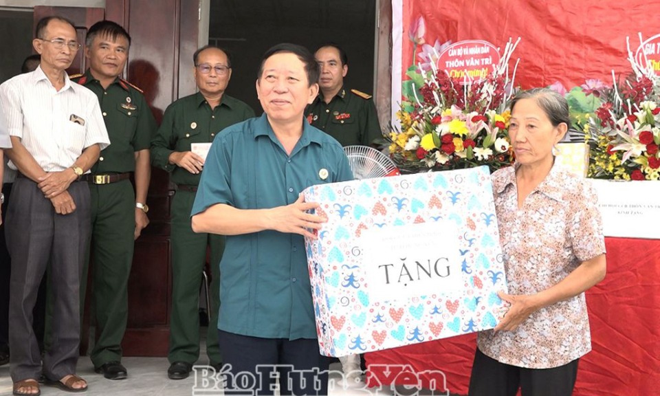 Hỗ trợ xây mới, sửa chữa 66 căn nhà tặng hội viên CCB có hoàn cảnh khó khăn