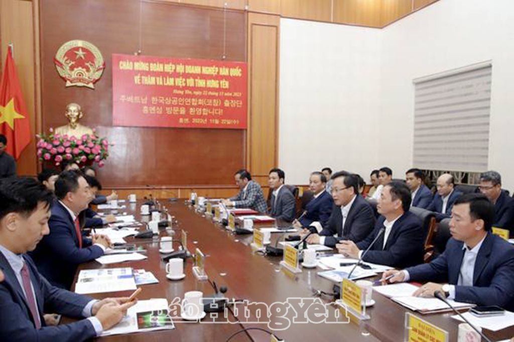 Hàn Quốc muốn trở thành nhà đầu tư FDI lớn nhất tại Hưng Yên 